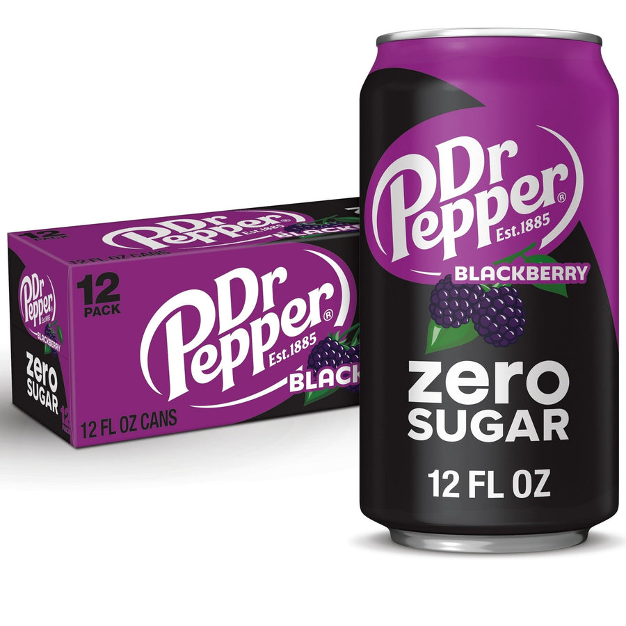 Dr Pepper Blackberry Zero Sugar Soda - Easy Pack